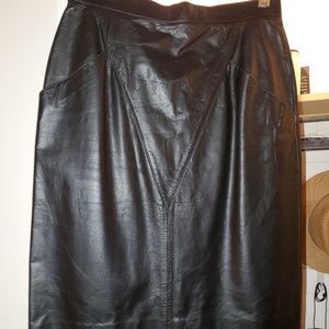 Wilson's Suede Leather Skirt